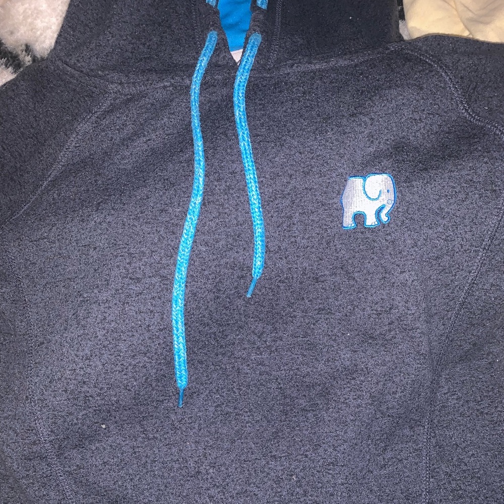 Ivory Ella Grey/Blue Hoodie